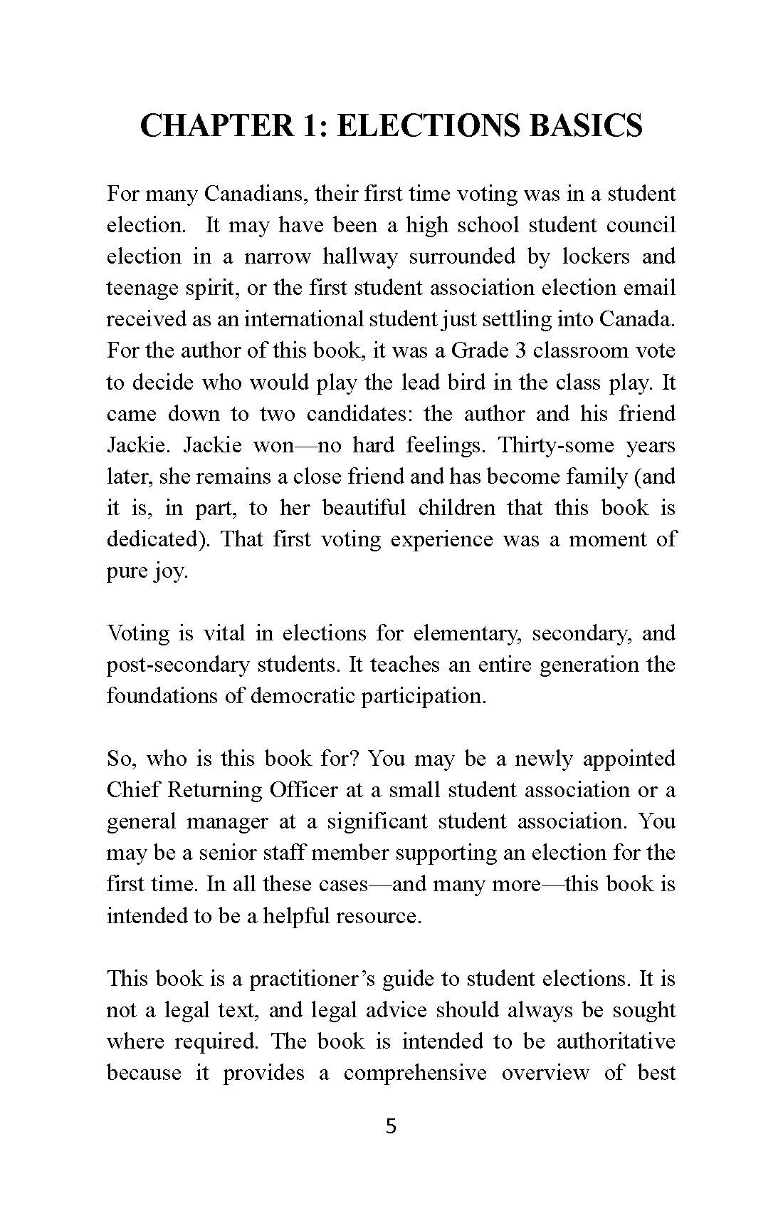 Student Elections: A Practitioner’s Guide