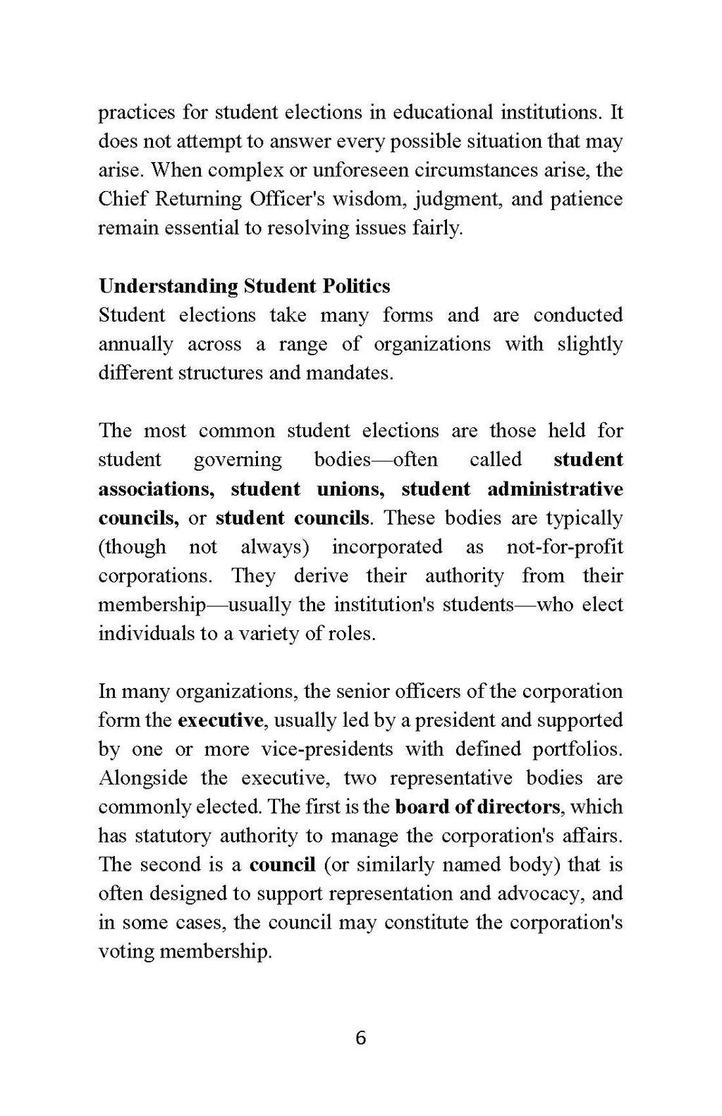 Student Elections: A Practitioner’s Guide